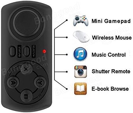 5 in 1 Mini Bluetooth Wireless Gamepad Selfie Remote Controller Game Console for Android iOS PC