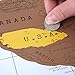 Globe Hopper Scratch Off World Map, Document Your Travels and Experiences! This Poster is a Great Gift for International Travelers and Students! 34.5 Inches x 20.5 Inches