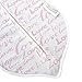 Woombie My First Months Baby Swaddle with Hat – Easy to Use Natural Approach to Swaddling –Stretchy But Snug Breathable Fabric – Pink Love – 5-10 lbs
