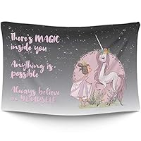 Something Unicorn - Wall Tapestry for Teen Girls, Kid