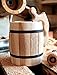 MyFancyCraft Set of 6 Beer Mug 20 OZ - Tankard Mug - Beer stein - Wooden beer mug - Stainless Steel Cup - Handmade Gifts for Men - Fathers Day, Christmas or Birthday Gift Idea - Retro Brown