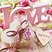 Wood Heart Cutouts Wood Heart Slices Embellishments Ornaments for Wedding, Valentine, DIY Supplies (2 Inch, 120 Pieces)
