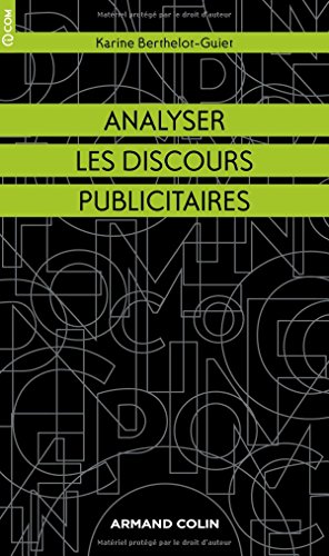 Analyser les discours publicitaires