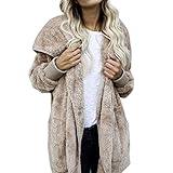 Womens Faux Fur Coat,Todaies Women Long Sleeve Coat Slim Winter Parka Outwear Coats 2017 (XL, Khaki)