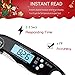Fubosi Instant Read Meat Thermometer Super Fast Digital Thermometer with Backlight & Calibration Cooking Thermometer for Food, Candy, Milk, Tea, BBQ, Grill Smokers