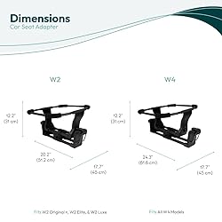 WONDERFOLD Infant Car Seat Adapter Compatible with