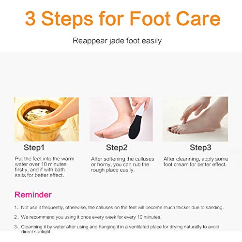Somaer Pedicure Foot File, Double-Sided Colossal Foot Rasp and Callus Remover Best Foot Care Pedicure Plastic Surface Tool to Remove Hard Skin(Pack of 5)