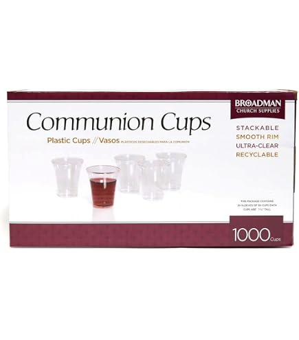 Amazon.com: Broadman Pre-filled Communion Fellowship Cup Juice and