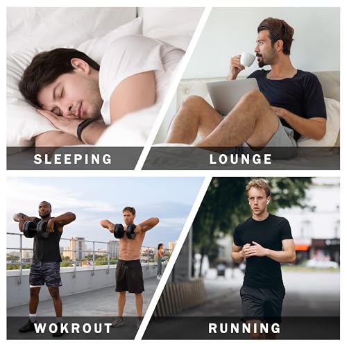JINSHI Men's Cotton Modal Soft Short Pajama Pants Sleepwear Home Casual Elastic Waist with Pockets