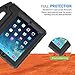 HDE Case for iPad 2 3 4 Kids Shockproof Bumper Hard Cover Handle Stand with Built in Screen Protector for Apple iPad 2nd 3rd 4th Generation (Black)