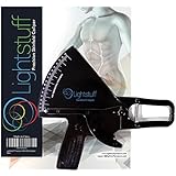 Lightstuff Precision Skinfold Caliper - Easy, Realiable Fat Level Monitoring - Quick Start Guide, Detailed Booklet for Beginners