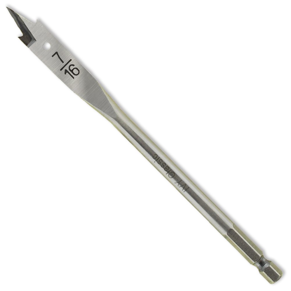 IVY Classic 10707 7/16 x 6-Inch Swift Bore® Wood Spade Bit, High-Carbon Steel, 1/Card — image 1