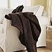 Sunbeam Heated Throw Blanket | LoftTec, 3 Heat Settings, Walnut - TSL8TS-R470-31A00
