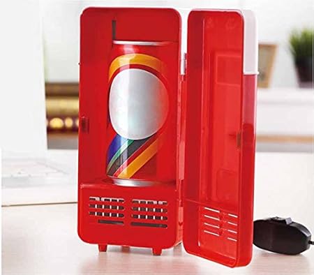 ThreeH Mini refrigerador del USB Refrigerador Bebidas Latas ...