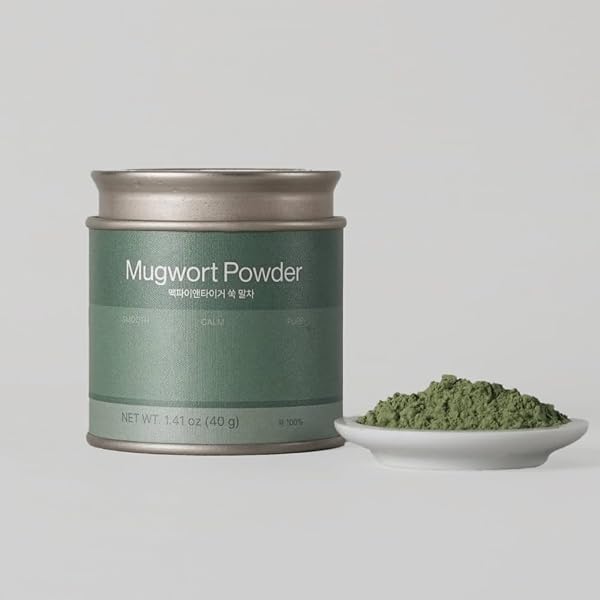 Rairuen Organic White Mugwort Powder 50g - Matcha-Like Herb For Immunity Support