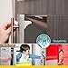 Baby-Proof Magnetic Cabinet Locks by Forstyle Safety - No Tools or Screws Needed - 8 Locks & 2 Keys + 3M Adhesive Tape & Free 3-Prong Plug Protector. Keep Your Baby Safe & Out of Cupboards & Drawers!