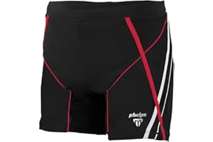 AQUA SPHERE Michael Phelps Swift Men's Short Leg Swim Jammer-Black/Red (Size 28)