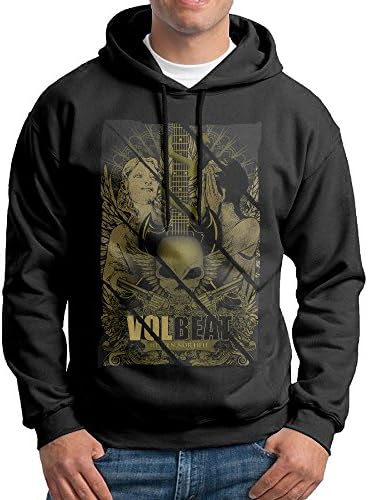 Volbeat Men's Anchor Hooded Sweatshirt Black