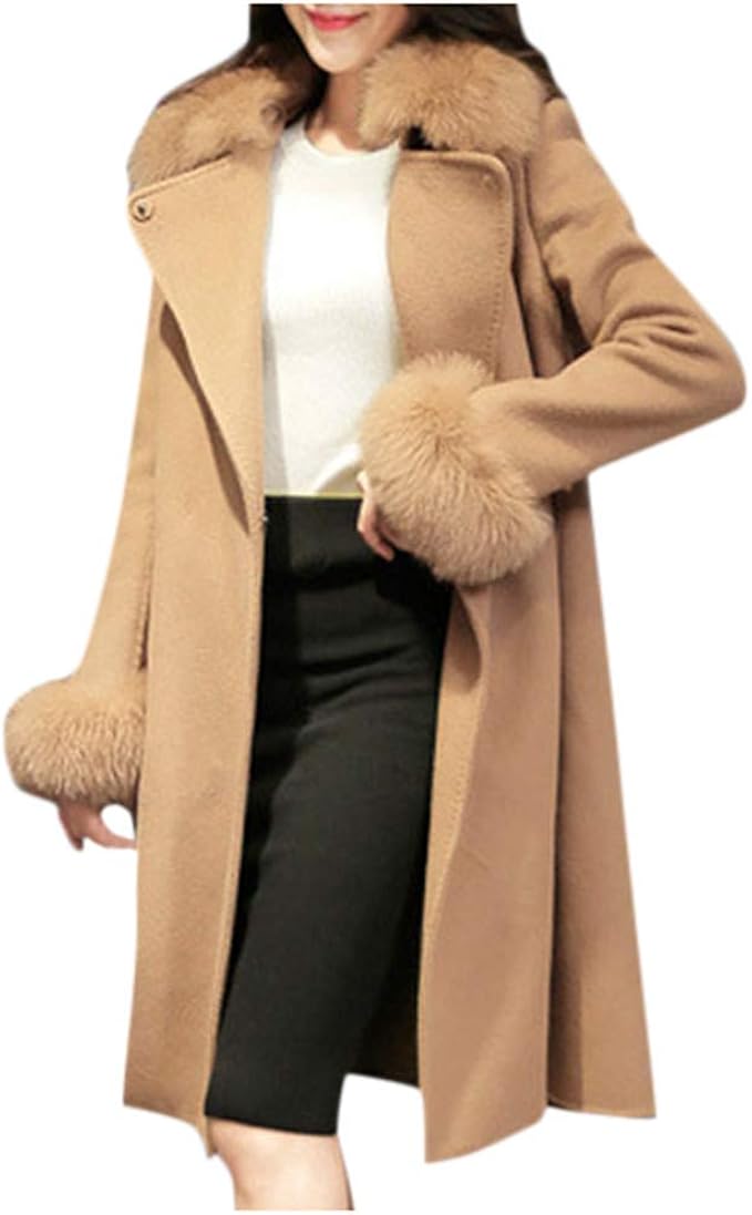 Amazon Godtoon ダウンコート レディース ポンチョコート 中綿 フェイクファー ロングコート トレンチコート 厚手 体型カバー 魅力 贅沢感 柔らかく ふわふわ 暖かさ 秋 冬 肌触り抜群 チェスター ダッフルコート Xl カーキ コート ジャケット 通販