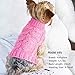 KYEESE Dog Sweaters Turtleneck Pink Dog Sweater Knitwear Pullover Warm Pet Sweater