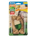 Nylabone Healthy Edibles Puppy Chew Treats, Turkey, Medium, 2 Count