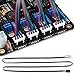UEETEK 10pcs 3D Printer Stepper Motor Cable Lead Wire HX2.54 4 pin to 6 pin 1M