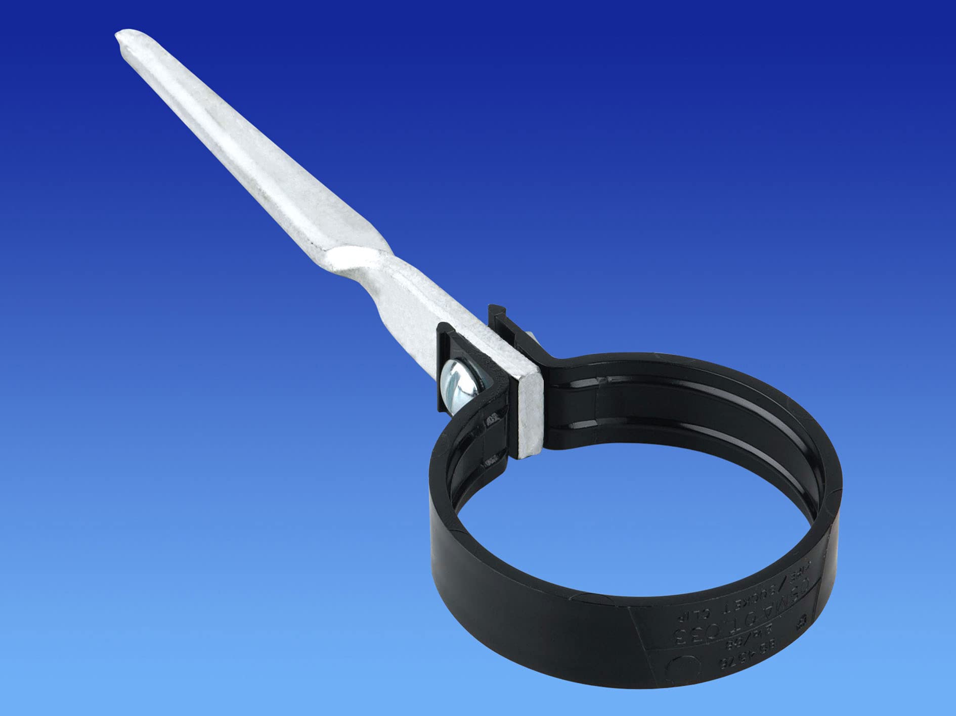 Wavin OSMA 2 X 0T143B Black 2.5"/68mm Drive in Pipe Bracket/Spike