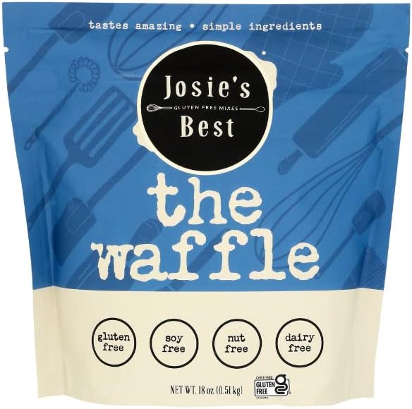 Josie's Best Gluten Free Waffle Mix (Gluten Free, Soy Free, Nut Free, Dairy Free) tastes amazing