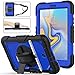 SEYMAC stock Case for SM-T387, 2018 Version of Galaxy Tab A 8.0, [Not fit Other Galaxy Tab A 8.0] - Blue+Black