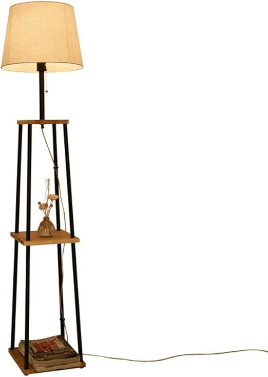 lamparas de pie led japonesas estantes