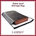 LAMINET Premium Heavy Duty Table Leaf Storage Bag water , scratch resistant. Extra Thick waterproof exterior heavy duty flannel backing. Store Your Table Leaves safely. Holds Leaves up to 26