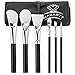 MAKARTT Silicone Makeup Brushes of 6pcs Multipurpose Eye Shadow Lip Face Mask Brush Set