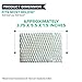 Crucial Air Filter Replacement Parts - Compatible with ReliOn WF813 - Fits ReliOn WF813 2-Pack Humidifier Wicking Filters, ReliOn RCM832 (RCM-832) RCM-832N, DH-832 and DH-830 Vac - Pack of 4