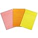 Selizo 3 Pads Sticky Notes Lined, 4 in x 6 in, 100 Sheets/Pad