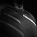 Hayabusa Metaru Charged Short Sleeve Brazilian Jiu Jitsu Rash Guard (Black, L)