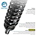 OREDY Front Struts Compatible with 4.2L Trailblazer EXT Envoy XUV XL Rainier SSR Ascender Bravada 9-7X Set of 2 Replacements - 171341