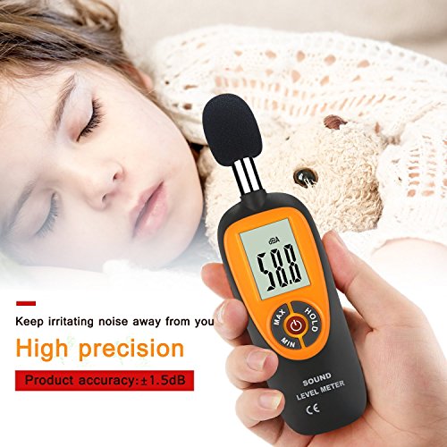 image for Mettak WT400 - Decibel Meter, Digital Sound Level Meter With Noise Vol