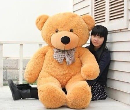 Large 1 Meters 39" Huge For Teddy Bear Light Brown Lovers Big Arms Stuffed Toys Animals Plush Dolls