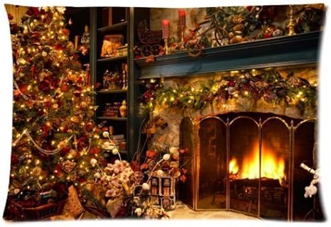 Amazon.com: Fabulous Store Cutsom Rectangle Merry Christmas Eve Warm