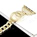 VOMA For Apple Watch Band, Stainless Steel iWatch Band Replacement Strap for Apple Watch Series 3 Series 2 Series 1 Nike+ Sport Edition - Style Bangle Gold 38mm