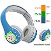 Riwbox-Baosilon-FB-7S-Kids-Headphones-Bluetooth-LED-Light-Up-Bluetooth-Foldable-Headphones-Over-Ear-Volume-Limited-Safe-758595dB-with-Mic-and-TF-card-Children-Headphones-for-School-BlueGrey Riwbox Baosilon FB-7S Kids Headphones Bluetooth, LED Light Up Bluetooth Foldable Headphones Over Ear Volume Limited Safe…