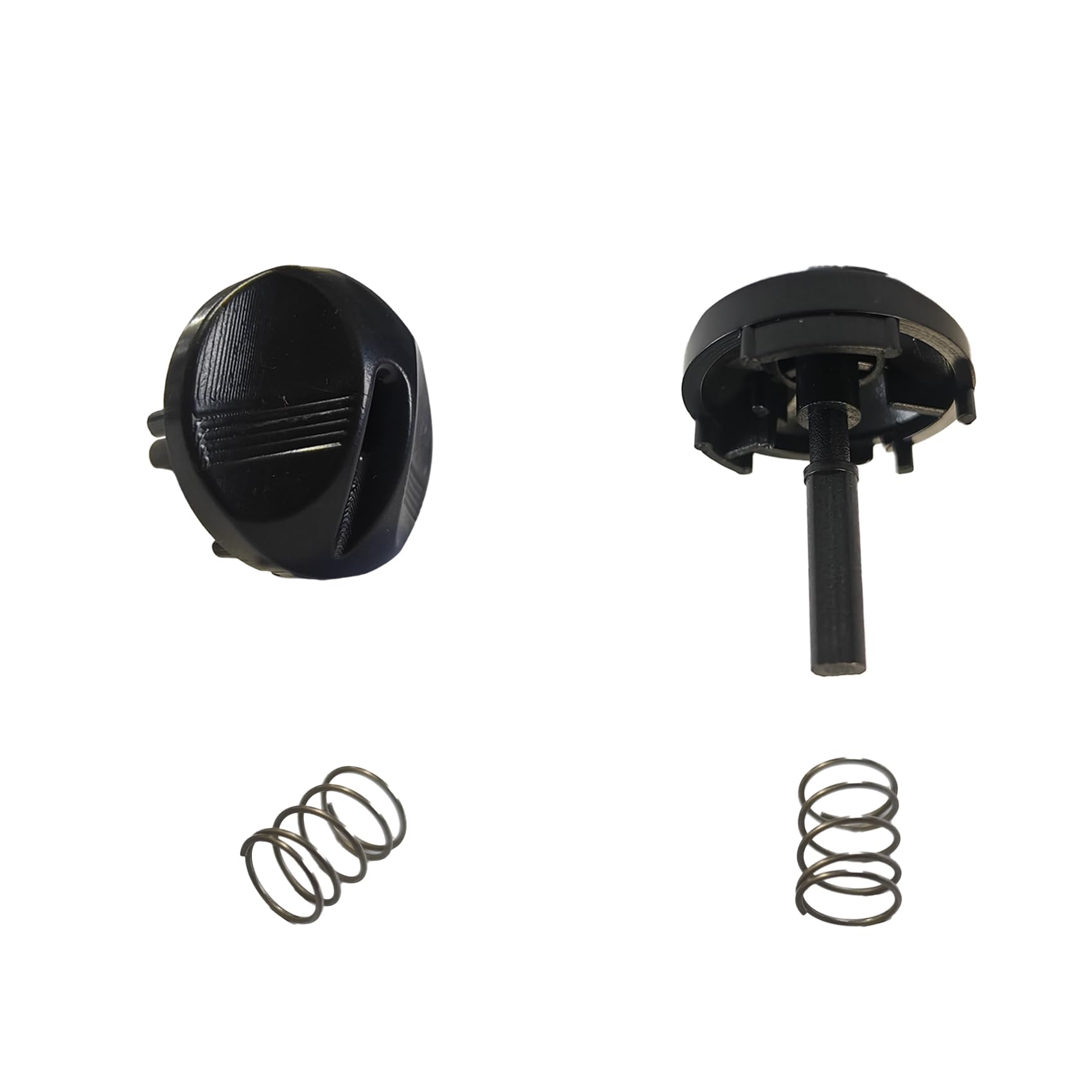 Photo 1 of 2-Pack Black Control Dial Knob Compatible with Honeywell Water Heater Gas Valve,w/Spring. Plastic Control Dial Knob Replacement parts for Water heater,Fit for WV8840B,WV8840A, WV8840B1042 And More