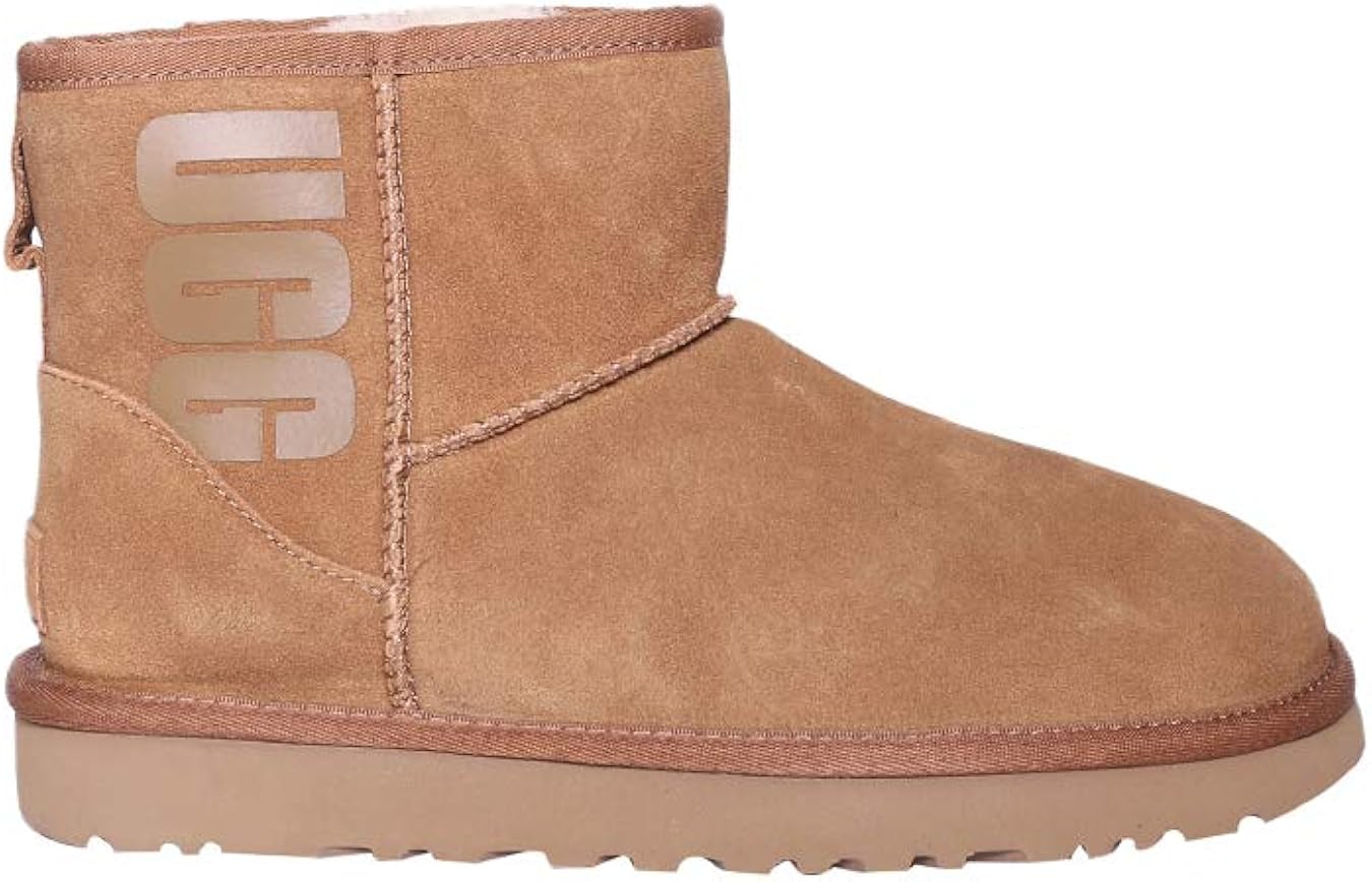 UGG W Classic Mini Rubber Logo, Botines Femme Amazon.fr Chaussures et
