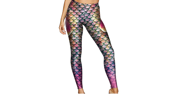 Fangcheng Escama de Pescado Leggings de 