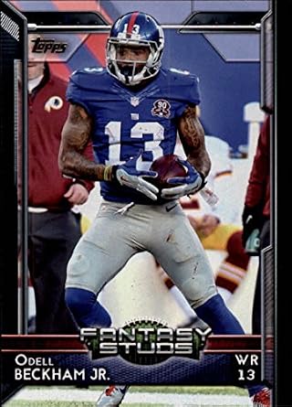 Amazon.com: 2015 Topps Football Card #310 Odell Beckham Jr. NM-MT ...