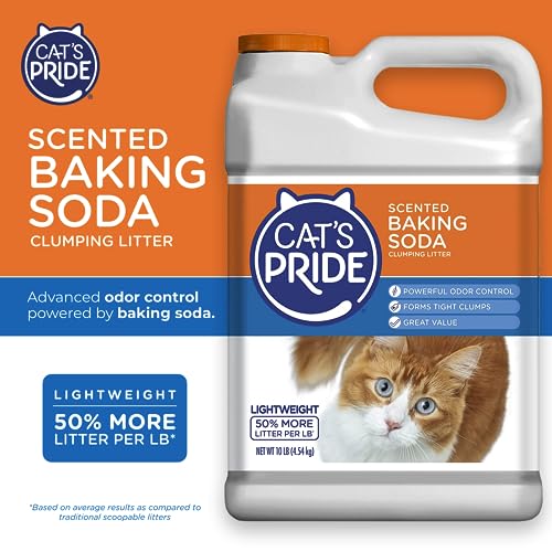 Cat's Pride Lightweight Clumping Litter Baking Soda Powerful Odor