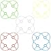 Kingtoys 40pcs 5 Color Cheerson CX-10 Main Blade Propellers Props+5PCS Blades Cover