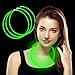 Fun Central S7 50ct 22 Inch Premium Glow Stick Necklaces, Glow in the Dark Necklace-for Neon Parties, Glow in the Dark Parties, Rave Parties, Christmas Parties, Halloween Parties, New Year’s Eve