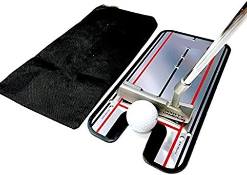 Fenstore Golf Putting Mirror, Golf Alignment Mirror Training Aid Trainer, Portable Swing Trainer 12” x 5.5” – Practice Your Putting Alignment Tool Fenstore Golf Putting Mirror, Golf Alignment Mirror Training Aid Trainer, Portable Swing Trainer 12” x 5.5” – Practice Your Putting Alignment Tool
