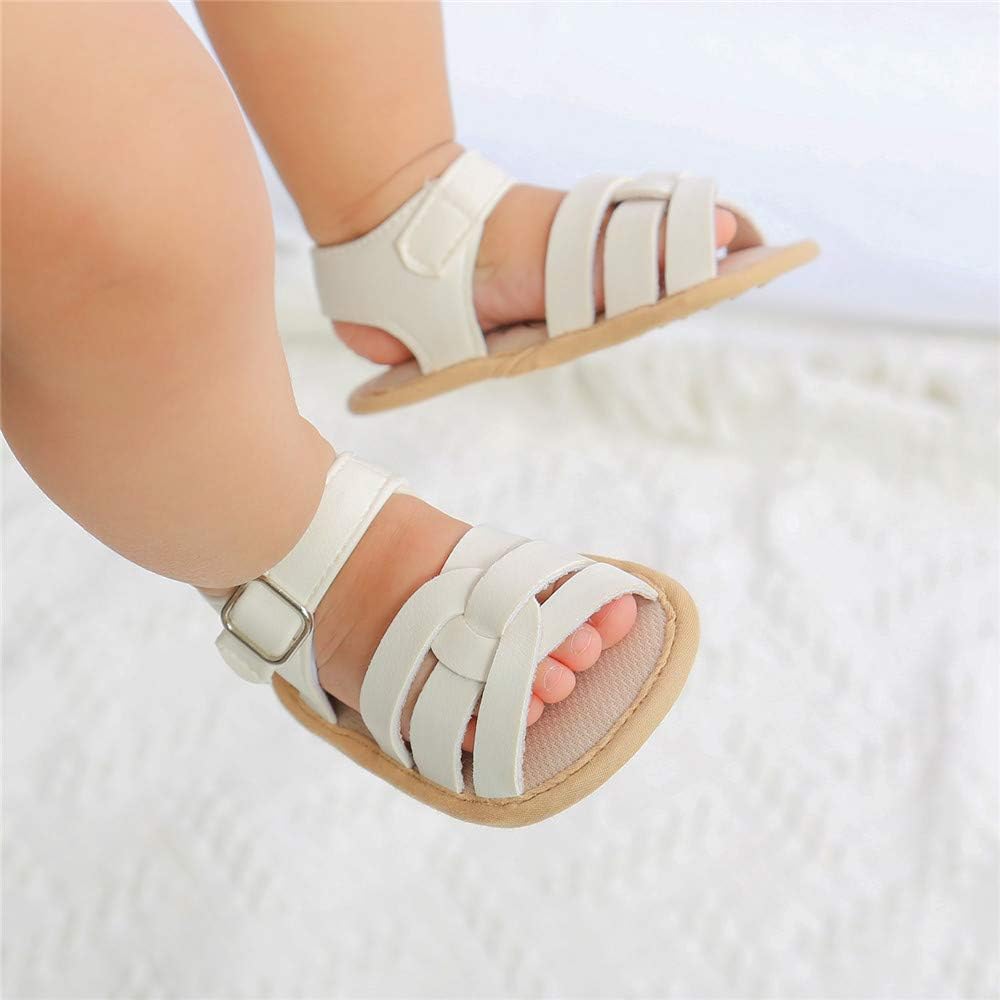  | HsdsBebe Infant Baby Boys Girls Adjustable Strap Sandals Toddler Anti-slip Rubber Sole Meash Breathable Outdoor Beach Slippers | Sandals